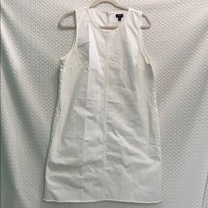 J. Crew White Denim Dress